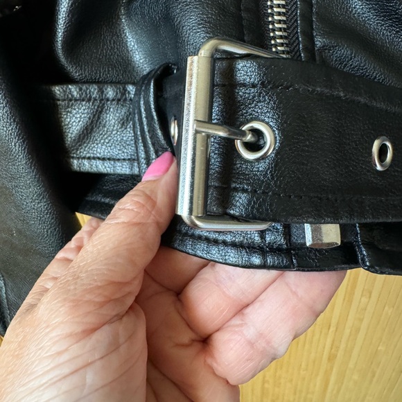 Sanrio Hello Kitty x Dolls Kill Biker Jacket Coat - Picture 6 of 8